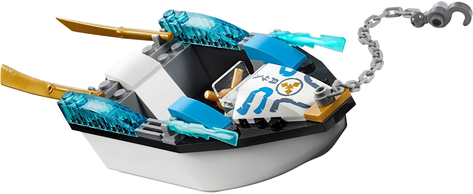 LEGO 10755 Zane's Ninja Boat Pursuit: Temple & Motorbike Chase - SuperSaverAU - view 4