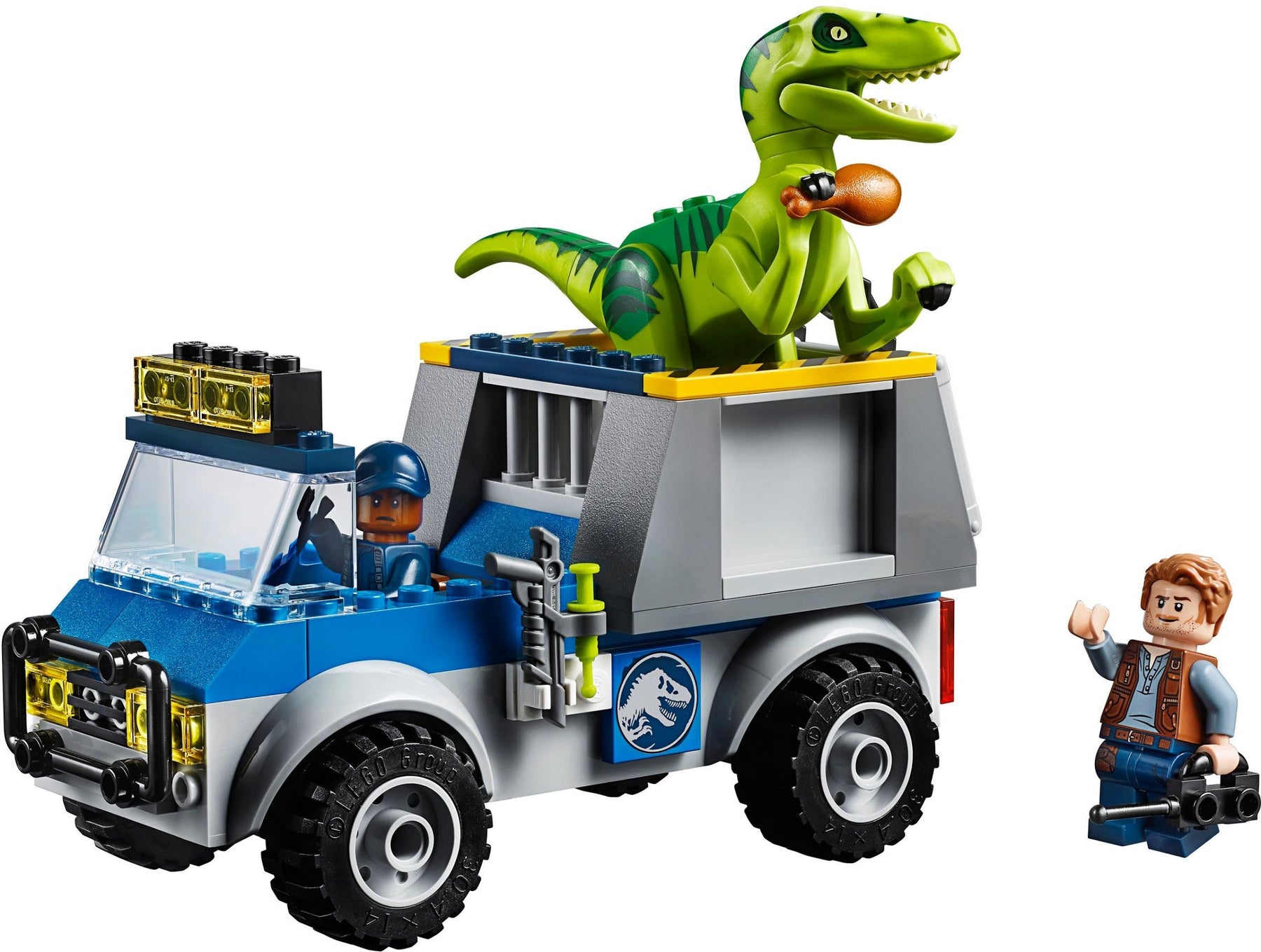 LEGO 10757 Raptor Rescue Truck: Jurassic World Volcano Escape - SuperSaverAU - view 1