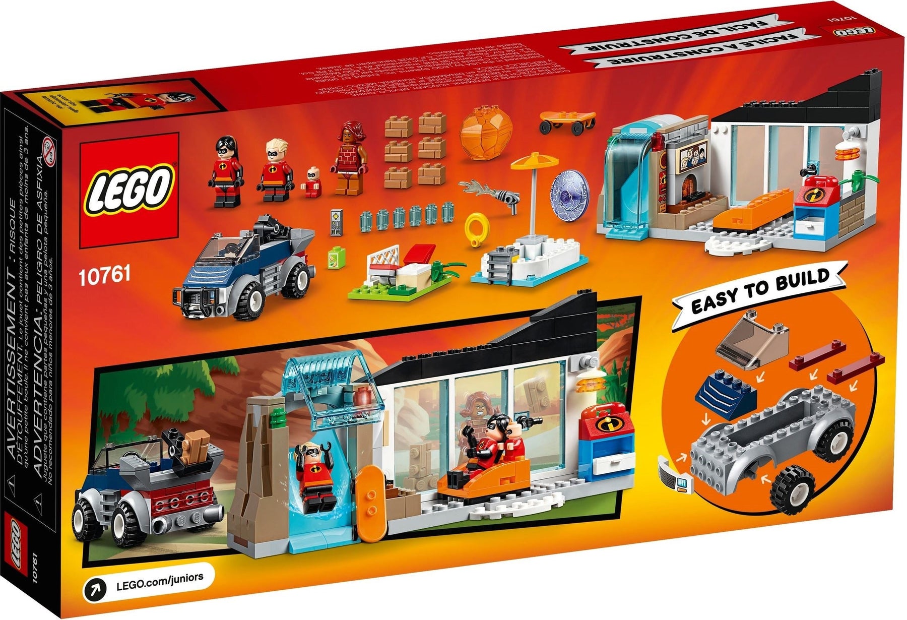 LEGO 10761 The Incredibles 2 Great Home Escape - SuperSaverAU - view 1