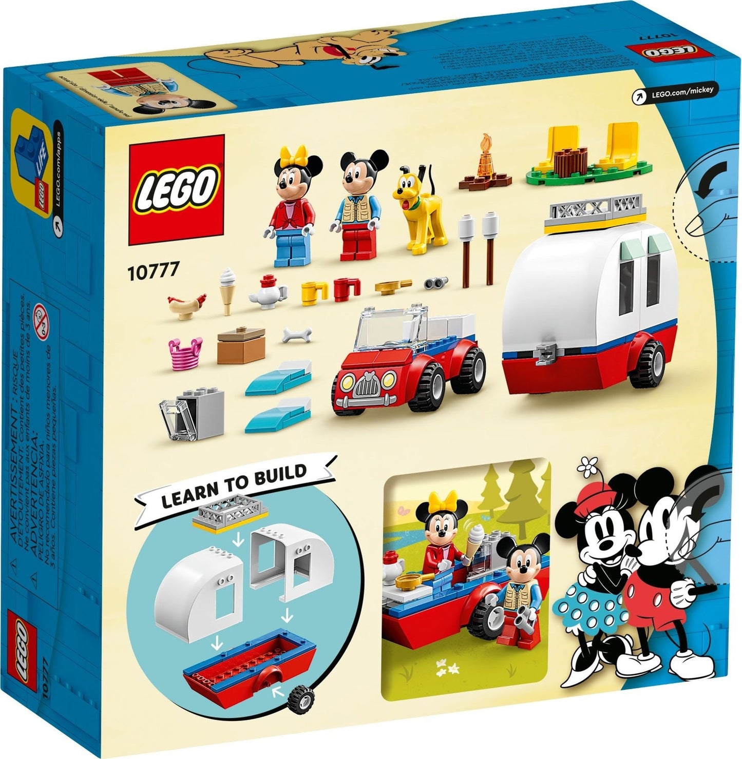 LEGO 10777 Mickey & Minnie's Camping Trip 4+
