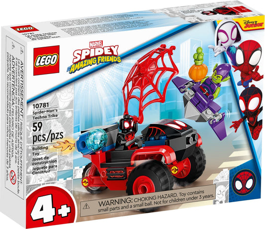 LEGO 10781 Super Heroes Miles Morales: Spider-Man’s Techno Trike- Auzzi Store