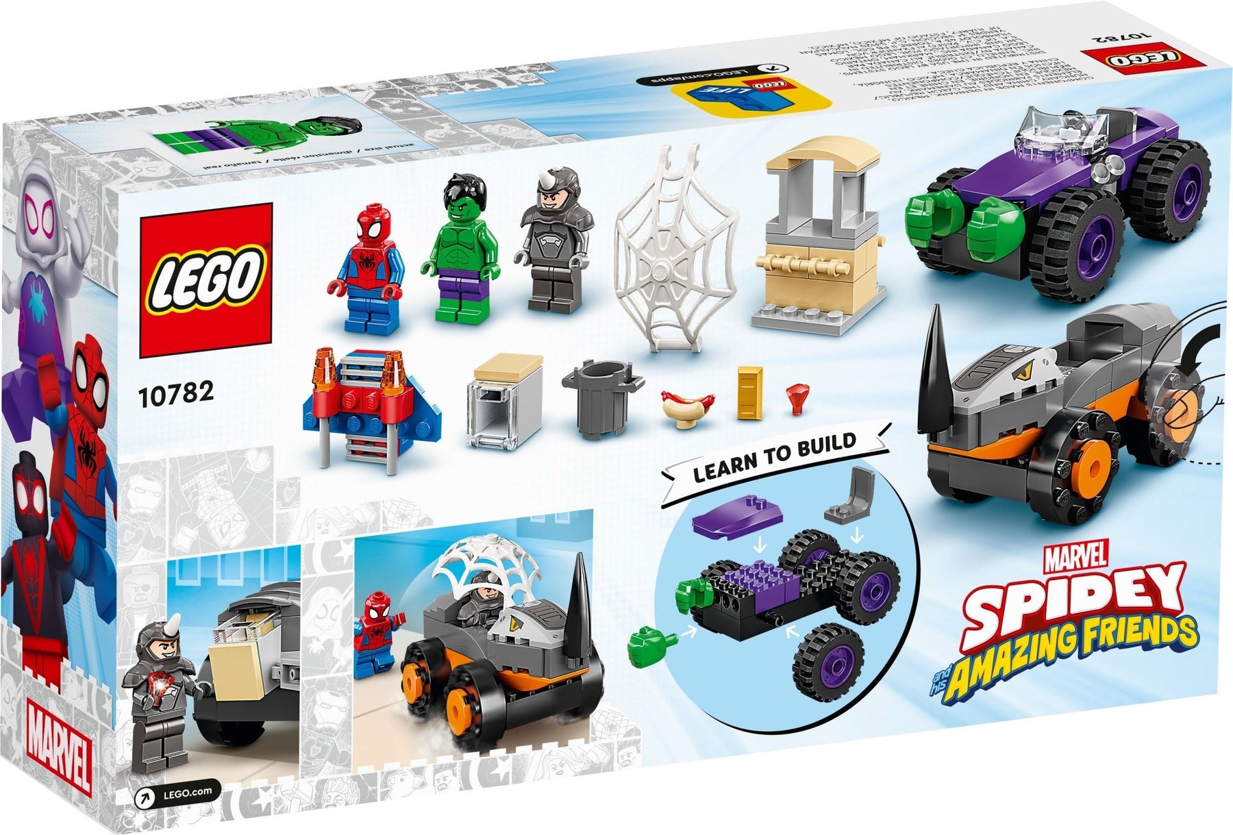 LEGO 10782 Hulk vs. Rhino Truck Showdown: Spidey & Friends - SuperSaverAU - view 6