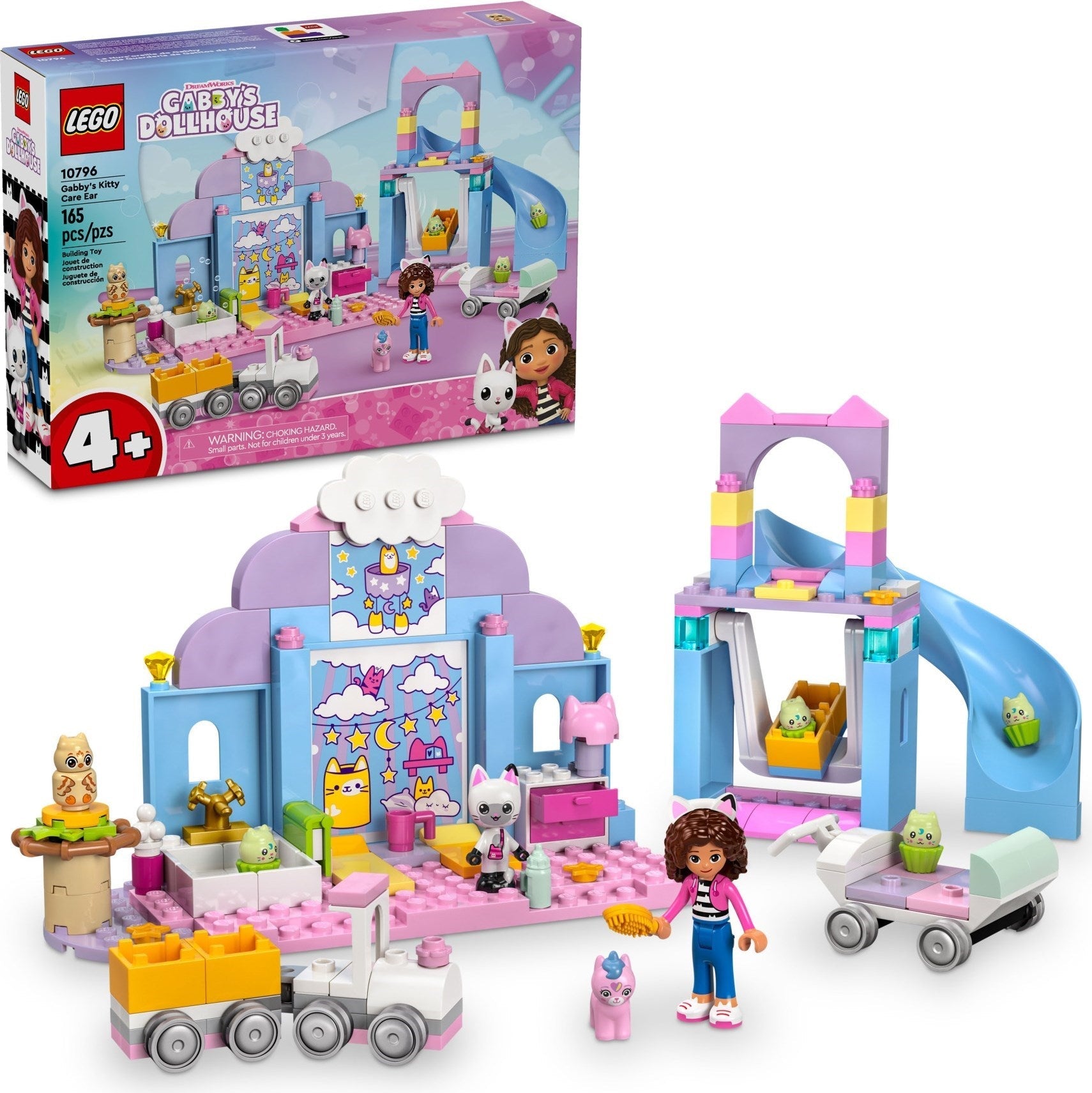 LEGO Gabby's Dollhouse Gabby's Kitty Care 10795 - SuperSaverAU - view 3