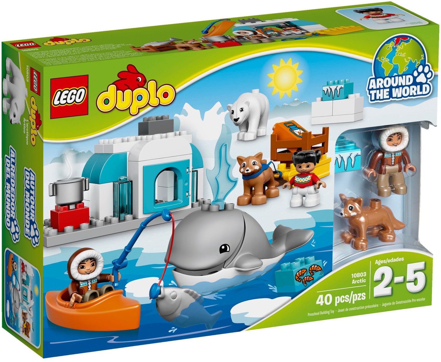 LEGO 10803 Arctic Igloo Playset with Polar Animals & Figures - SuperSaverAU - view 1