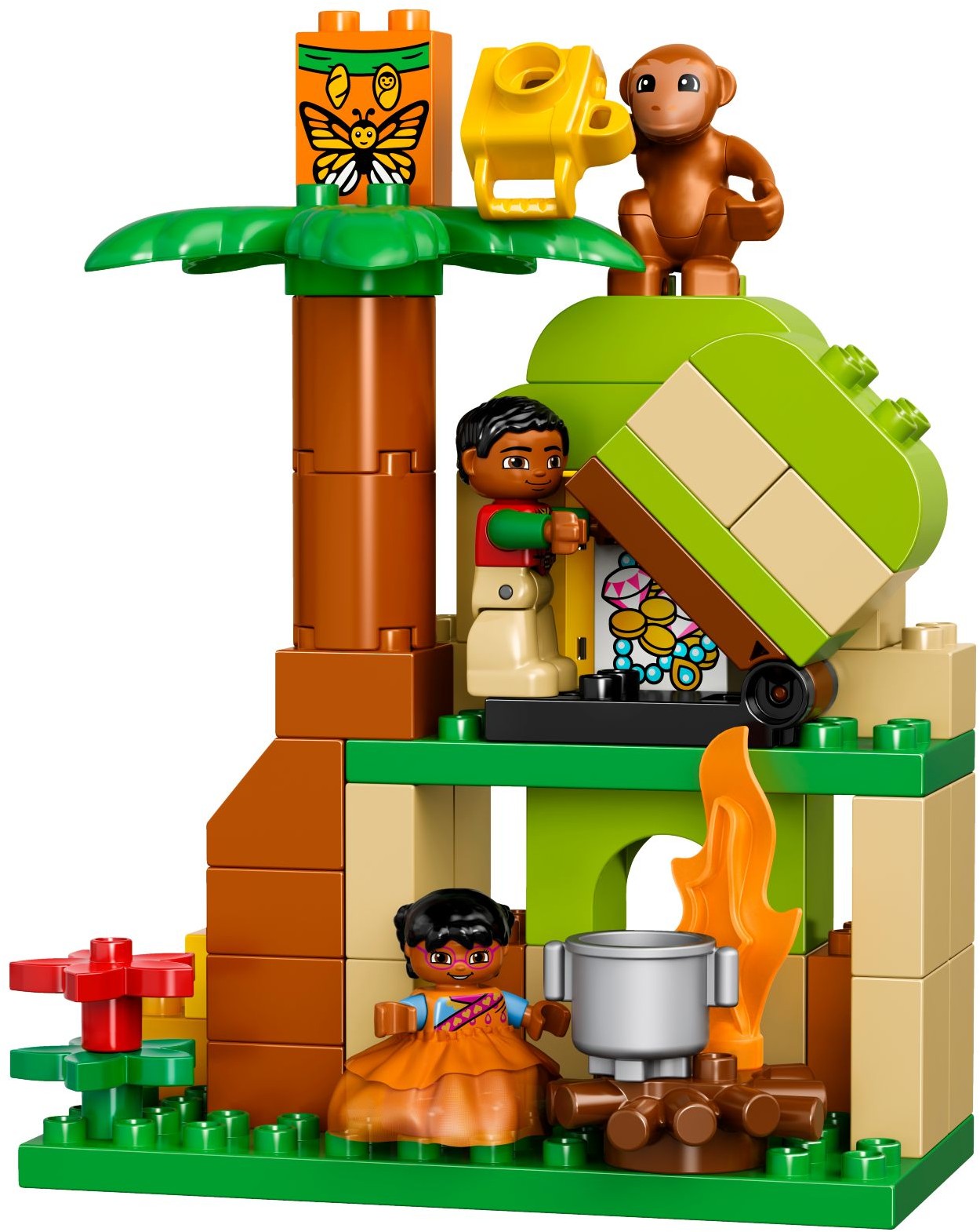 LEGO 10804 Jungle Animals Set with Plane & Ruins - SuperSaverAU - view 4