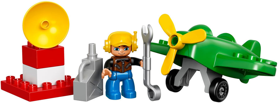 LEGO 10808 DUPLO Little Plane - Pilot & Radar Tower Playset - SuperSaverAU - view 1