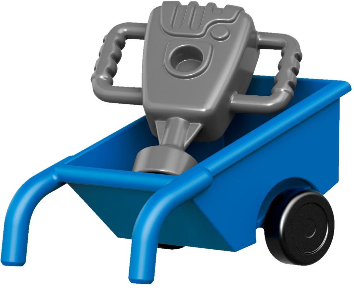 LEGO 10811 Backhoe Loader - DUPLO Construction Toy with Worker