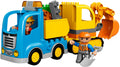 LEGO 10812 Truck & Excavator | DUPLO Construction Toys - SuperSaverAU - view 1