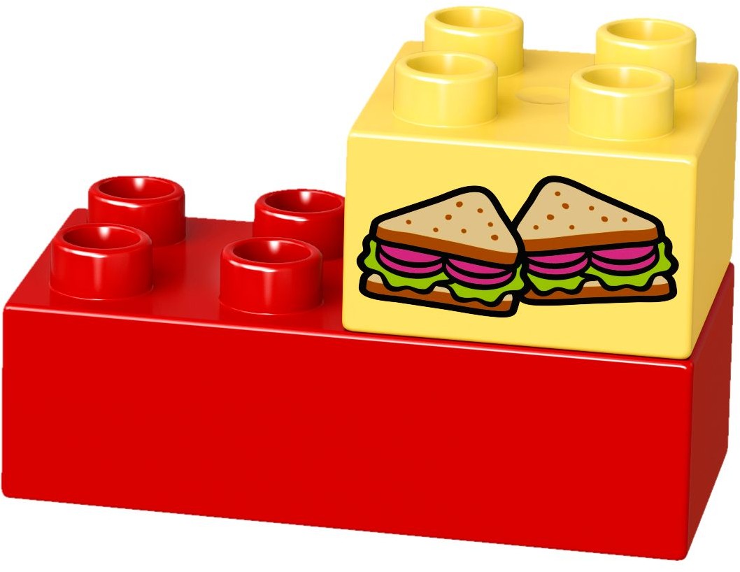 LEGO 10833 DUPLO Town Preschool Playset with Figures