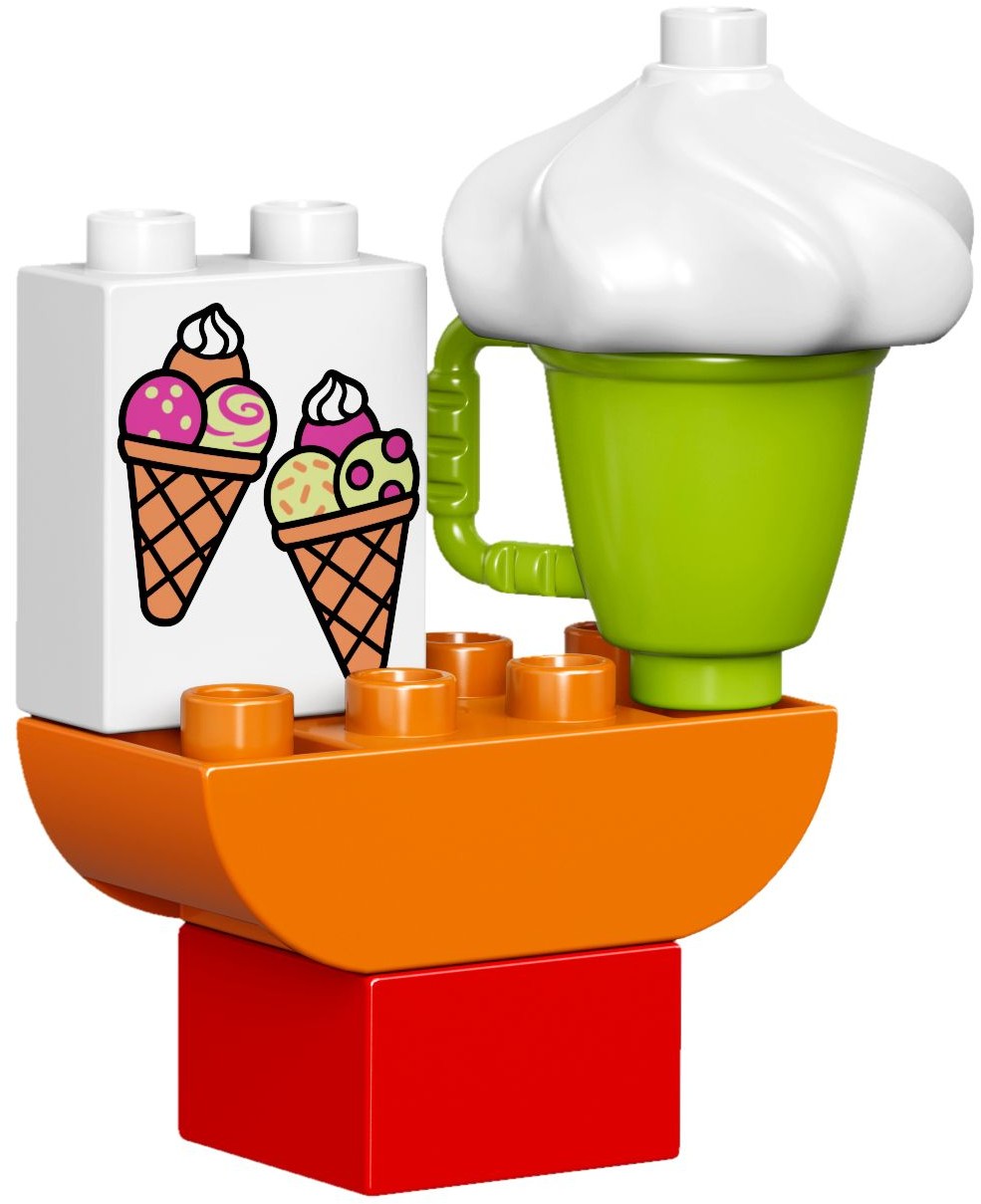 LEGO 10834 DUPLO Pizzeria Playset with Delivery Bike - SuperSaverAU - view 6