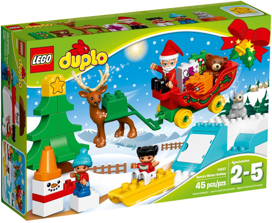 LEGO 10837 DUPLO Santa's Sleigh Holiday Fun - SuperSaverAU - view 1