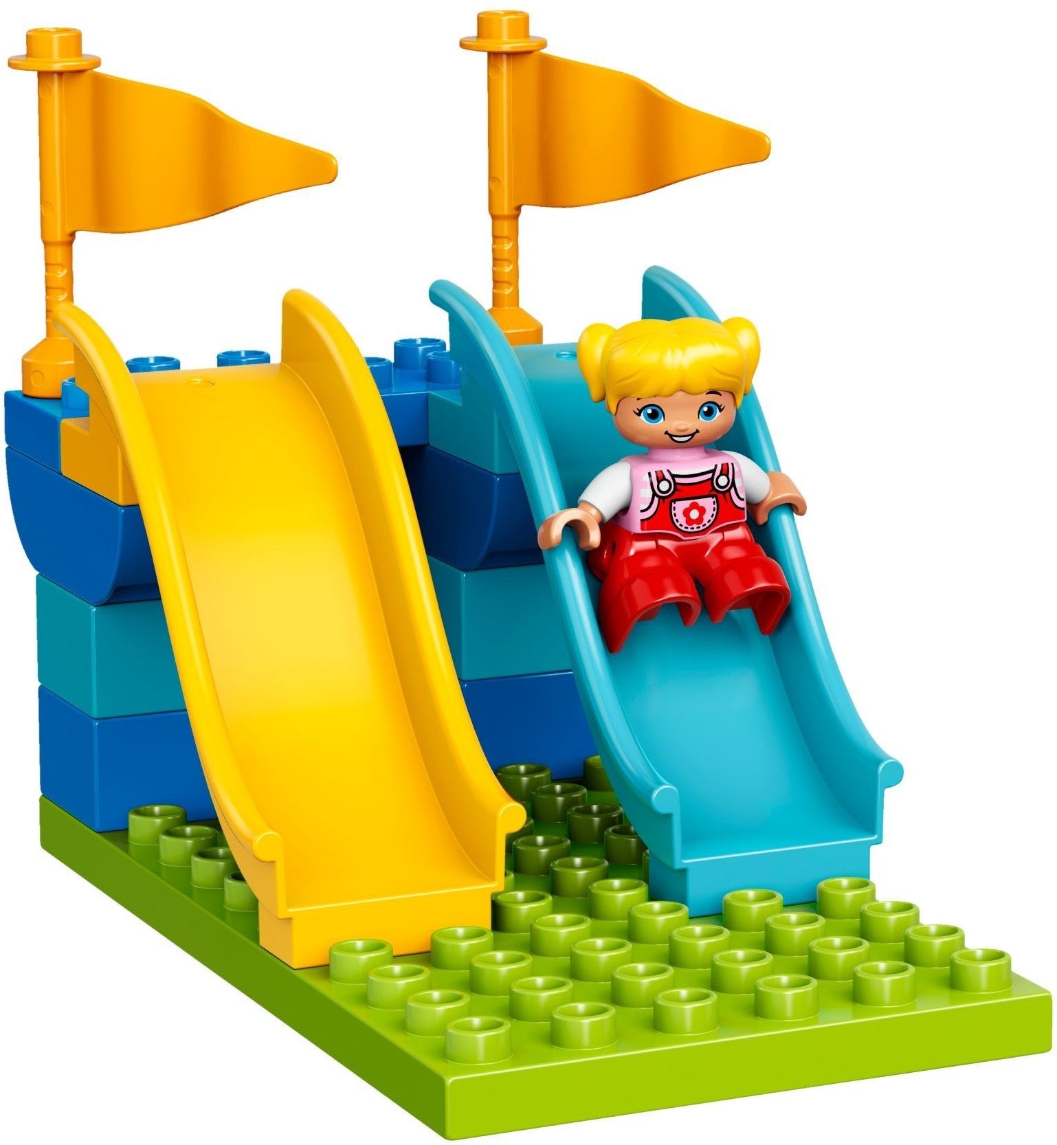 LEGO 10841 Fun Family Fair Carousel Building Kit with Slides - SuperSaverAU - view 4