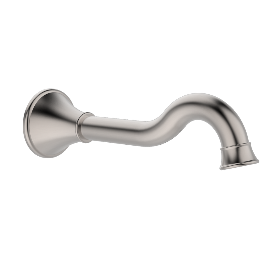 Mondella Brushed Nickel Maestro Classic Bath Spout - 214mm - Lead-Free Brass - SuperSaverAU - view 1