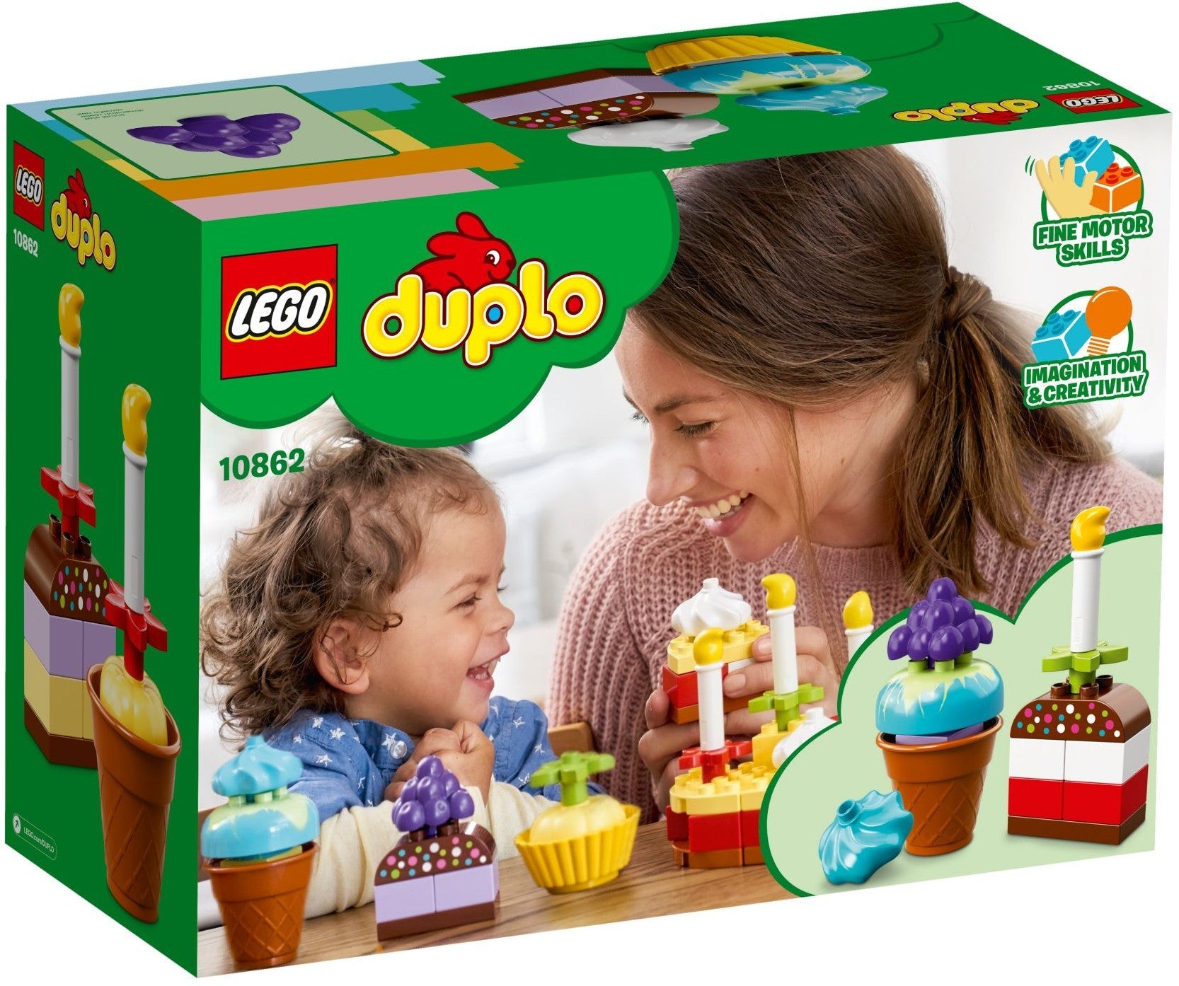 LEGO 10862 My First Celebration: Buildable Cakes for Toddlers - SuperSaverAU - view 1