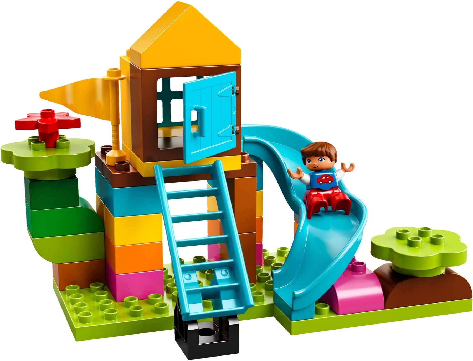 LEGO 10864 DUPLO Large Playground Brick Box 71 Pieces Age 2-5 - SuperSaverAU - view 3