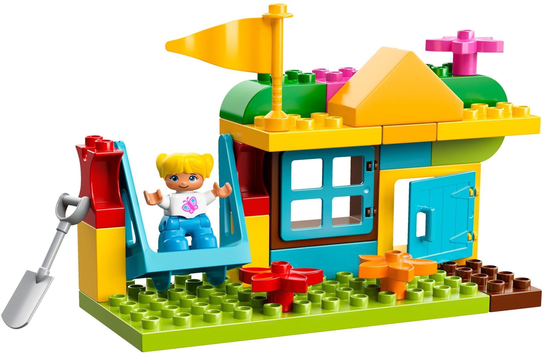 LEGO 10864 DUPLO Large Playground Brick Box 71 Pieces Age 2-5 - SuperSaverAU - view 4