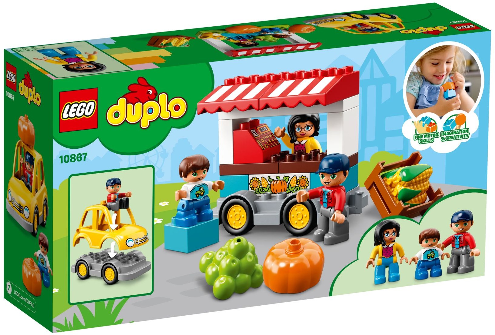 LEGO 10867 DUPLO Town Farmers' Market Playset with Car - SuperSaverAU - view 1