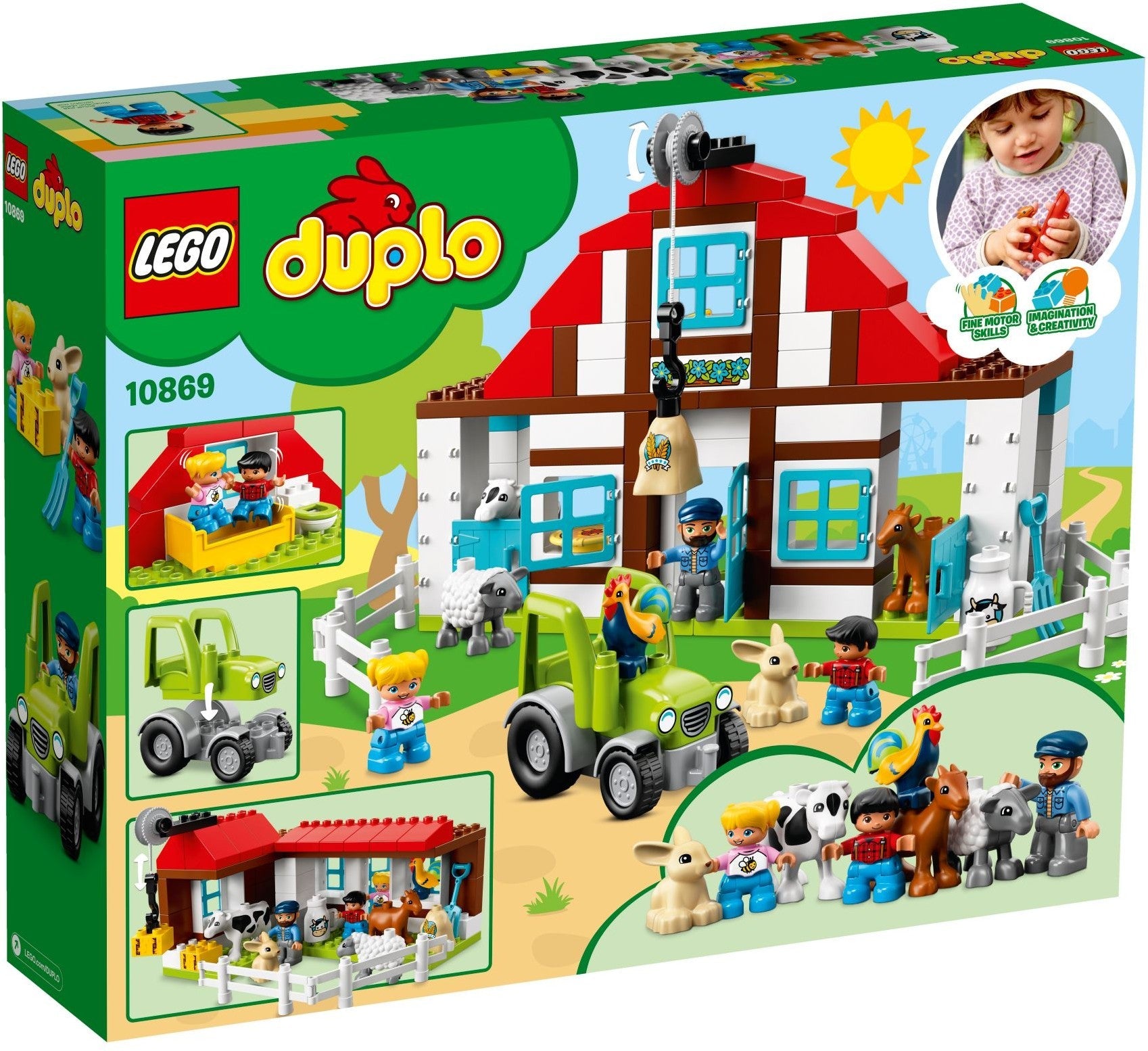 LEGO 10869 DUPLO Town Farm Animals Adventure Playset - SuperSaverAU - view 5
