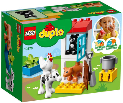 LEGO 10870 Farm Animals: Coop, Calf, Pig & Cat Toddler Building Set