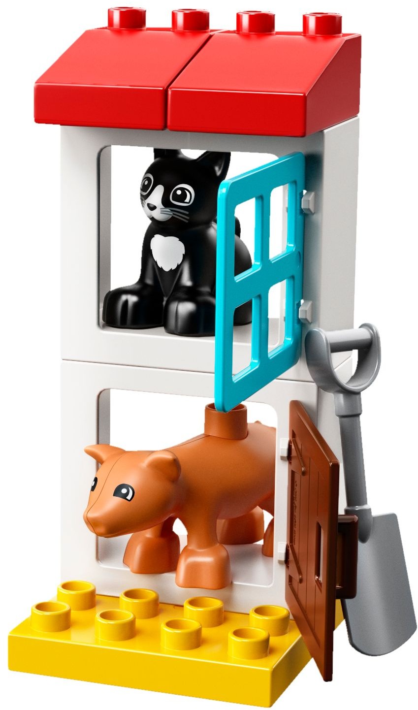 LEGO 10870 Farm Animals: Coop, Calf, Pig & Cat Toddler Building Set