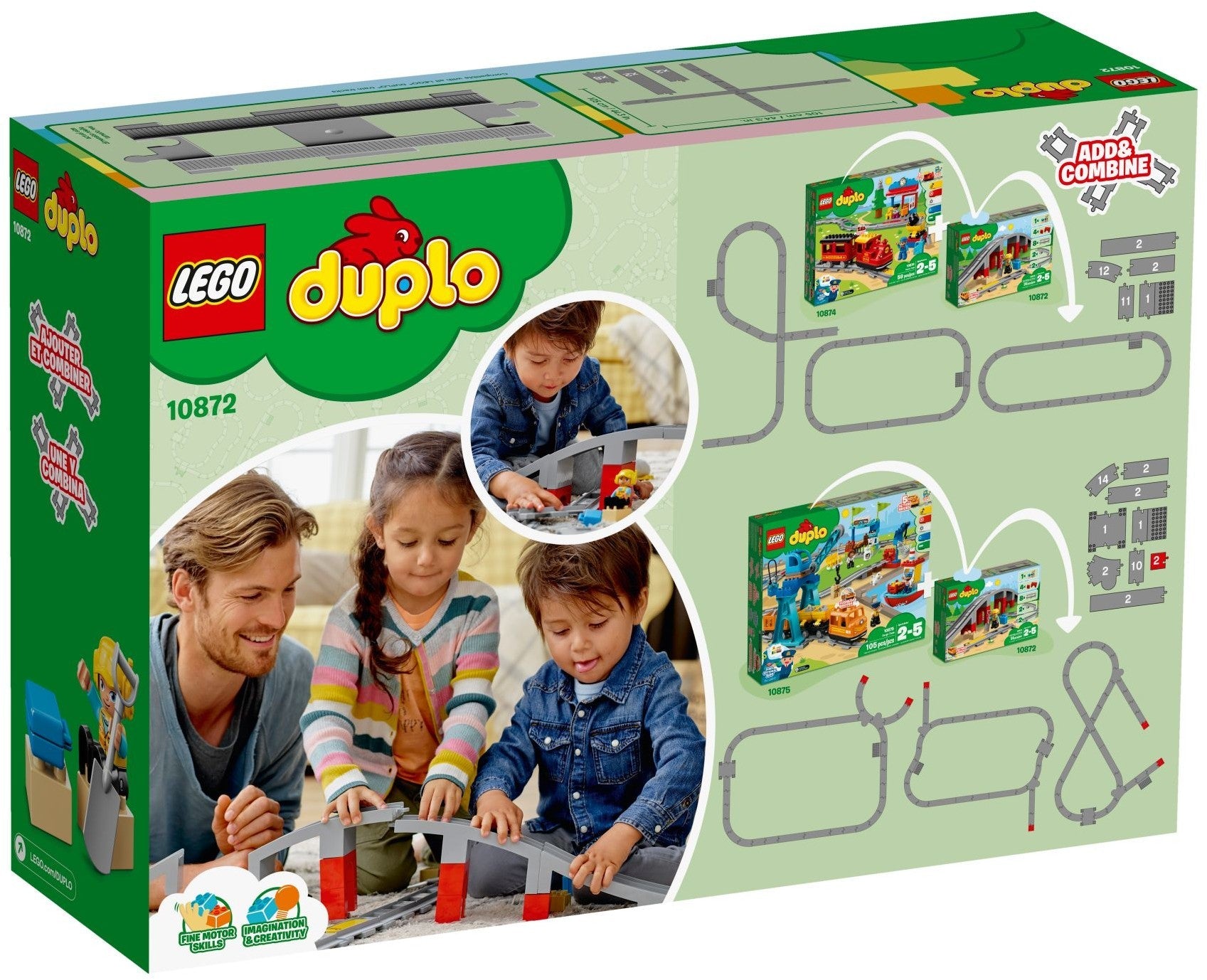 LEGO 10872 Train Bridge & Tracks for Toddlers - SuperSaverAU - view 3