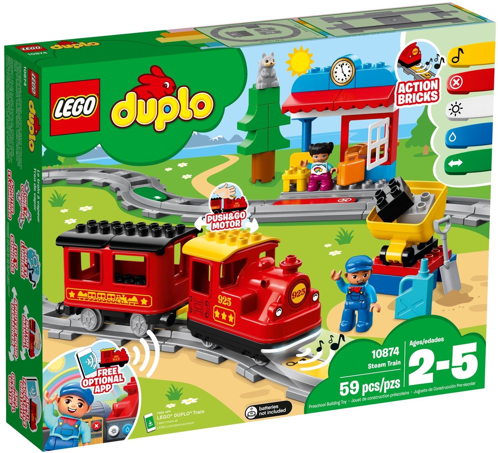 LEGO DUPLO 10874 Steam Train- Auzzi Store