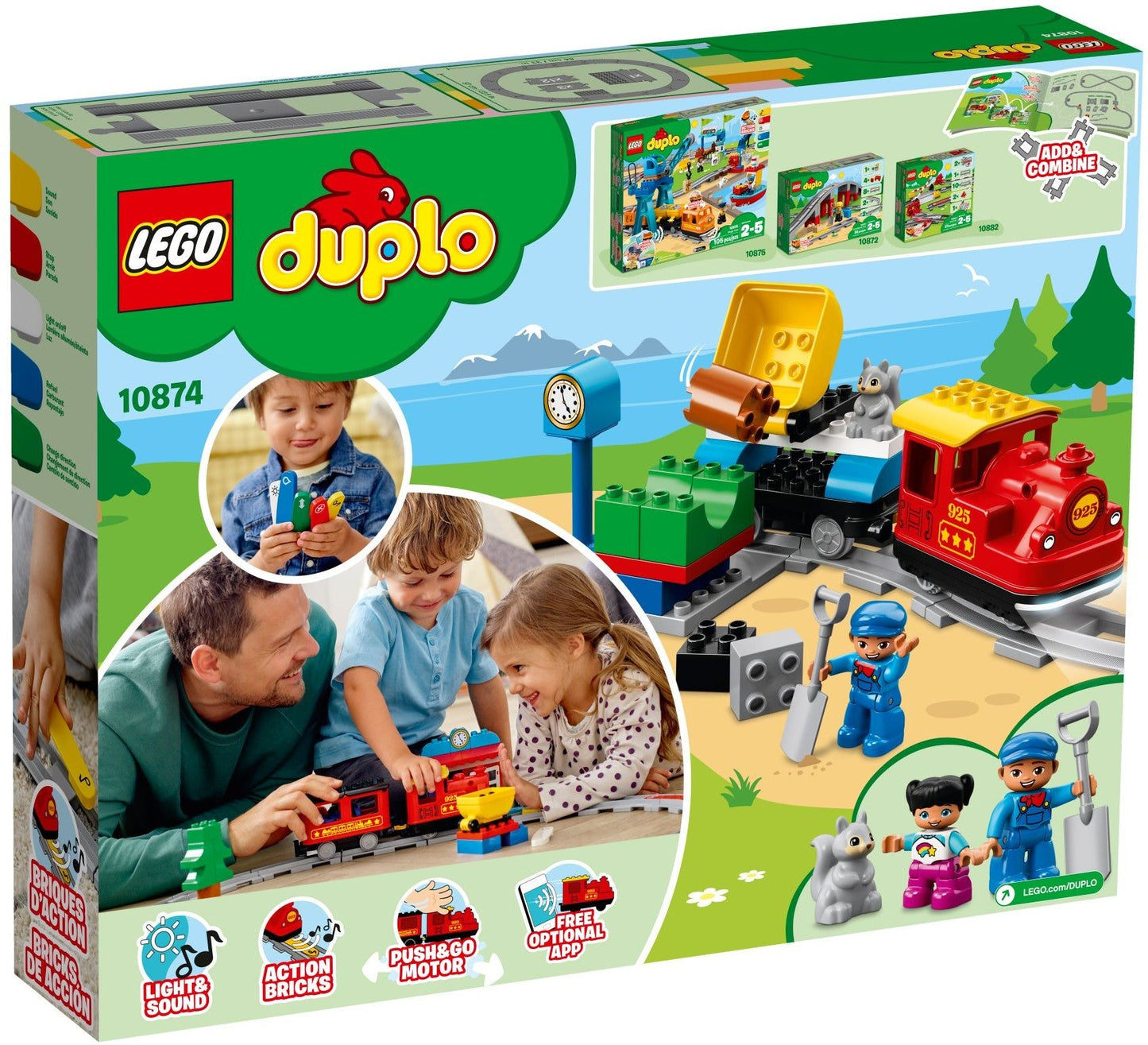 LEGO DUPLO 10874 Steam Train- Auzzi Store