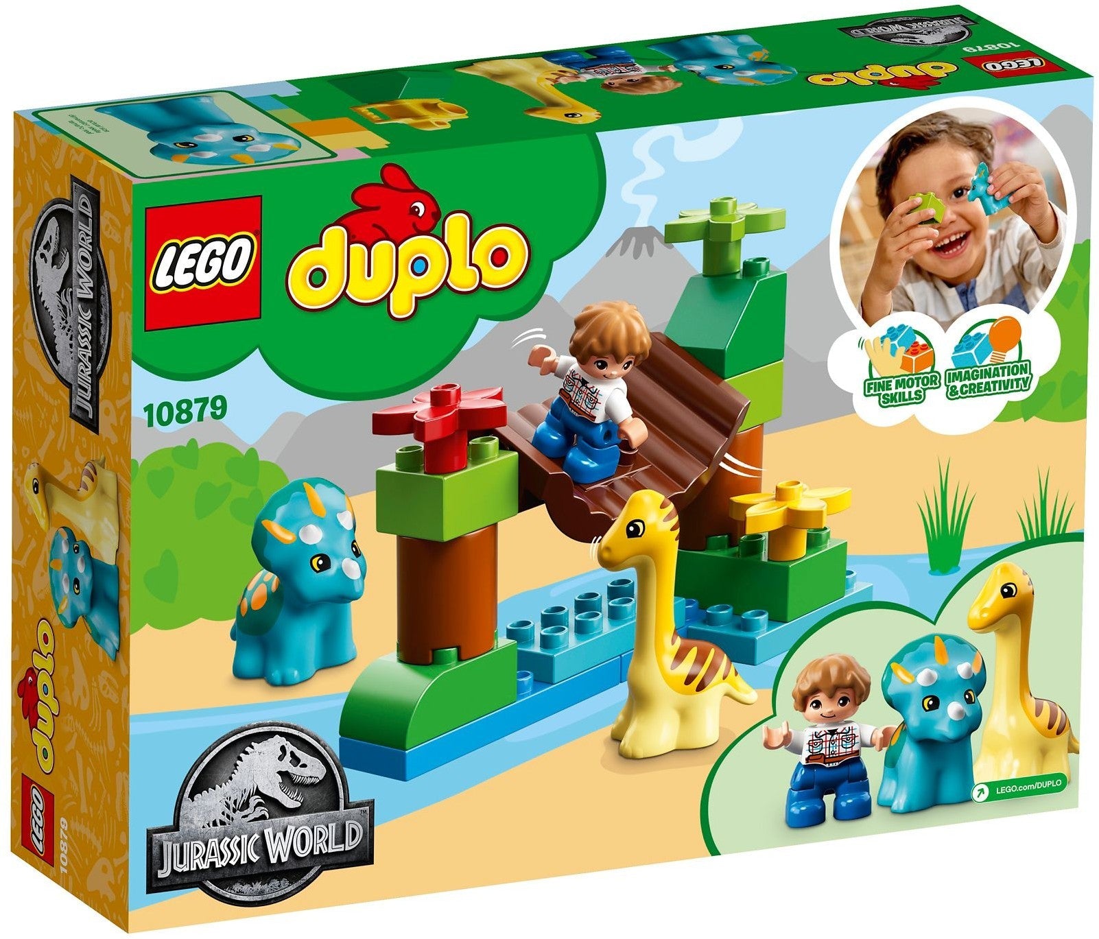 LEGO 10879 DUPLO Jurassic World Gentle Giants Petting Zoo - SuperSaverAU - view 3