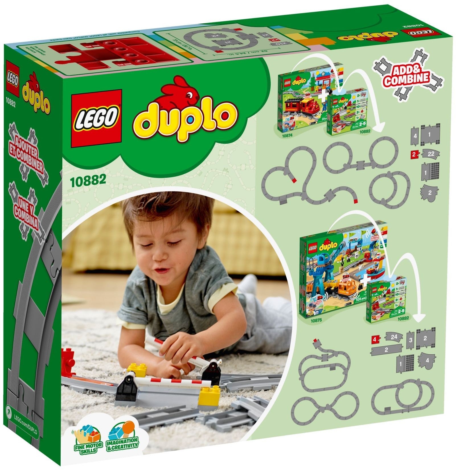 LEGO 10882 Train Tracks & Accessories for Toddlers - SuperSaverAU - view 3