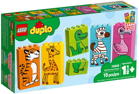 LEGO 10885 My First Fun Puzzle: Animal Stacking Toys for Toddlers - SuperSaverAU - view 1