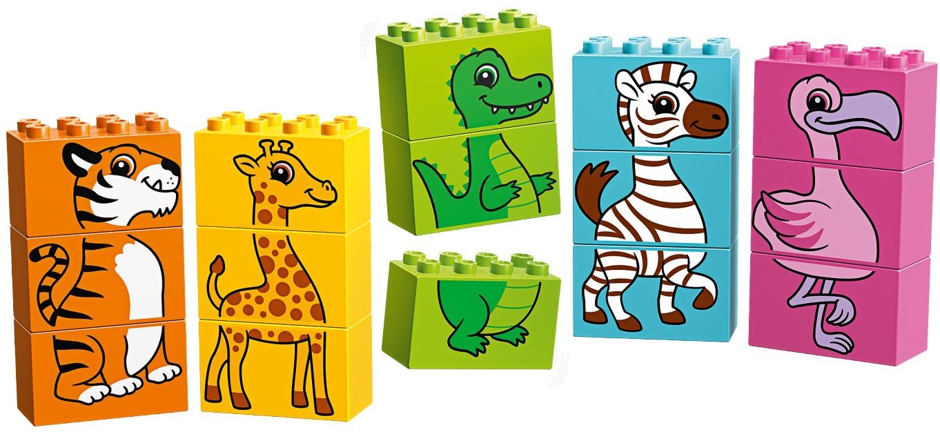 LEGO 10885 My First Fun Puzzle: Animal Stacking Toys for Toddlers