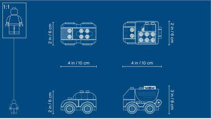 LEGO 10886 My First Car Creations: Build & Play Toddler Car Set