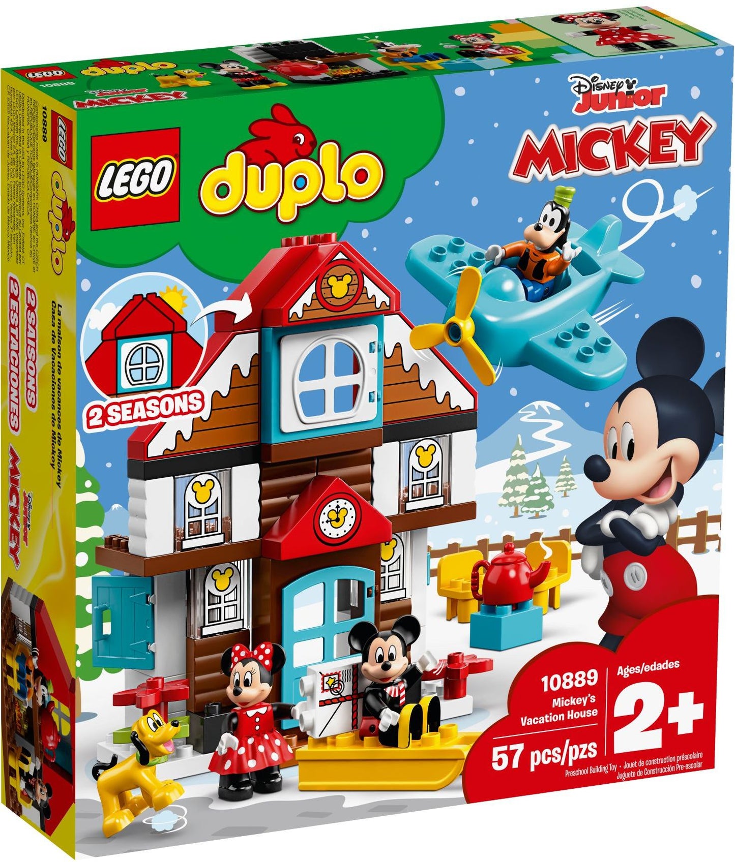 LEGO 10889 Mickey's Vacation House: Build & Play All Year!