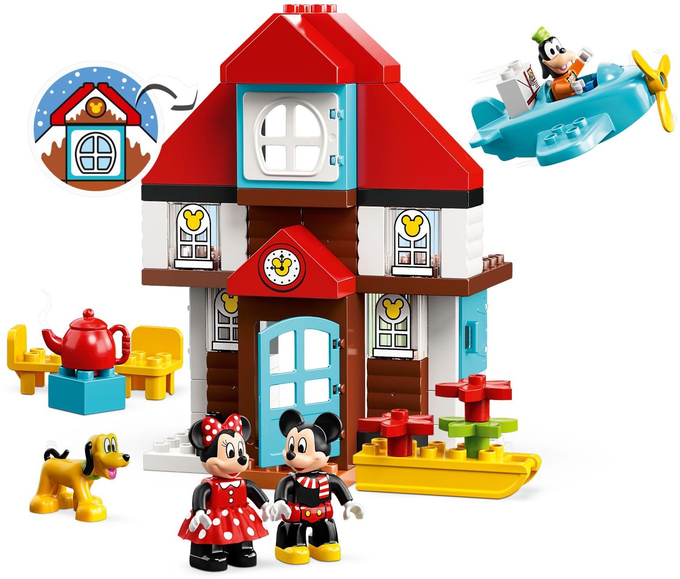 LEGO 10889 Mickey's Vacation House: Build & Play All Year! - SuperSaverAU - view 3