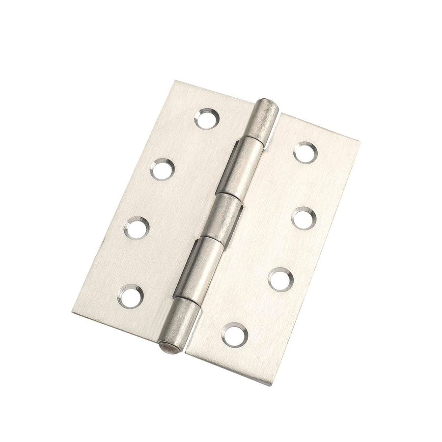 Lane Satin Stainless Steel Fixed Pin Butt Hinge 100x75x1.6mm Security - SuperSaverAU - view 1