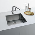 Franke Bolero single bowl sink 56L - 18/10 stainless steel, top, under or flush mount - BOX210-68
