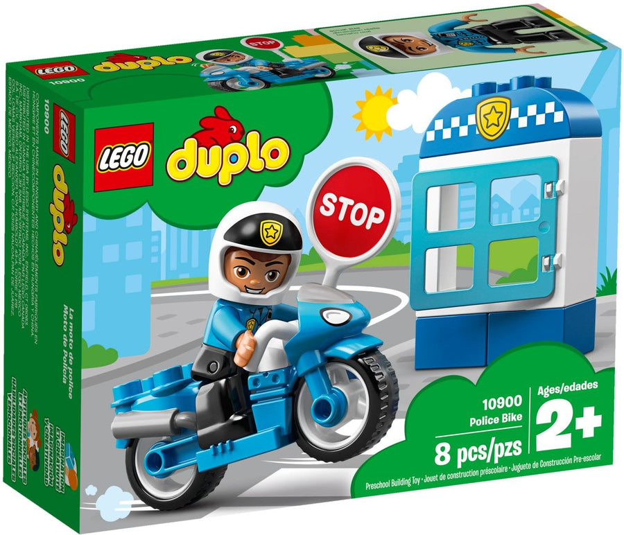 LEGO 10900 Police Bike - DUPLO Town Motorcycle Playset - SuperSaverAU - view 1