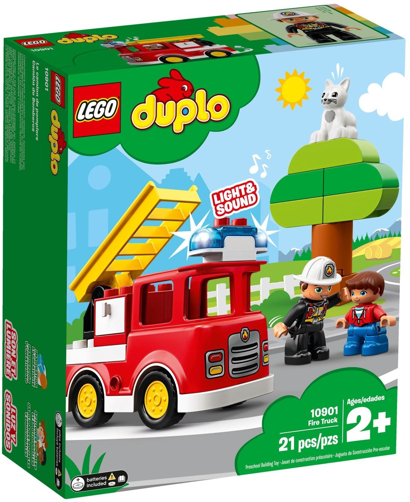 LEGO 10901 Fire Truck with Lights & Sounds for Toddlers