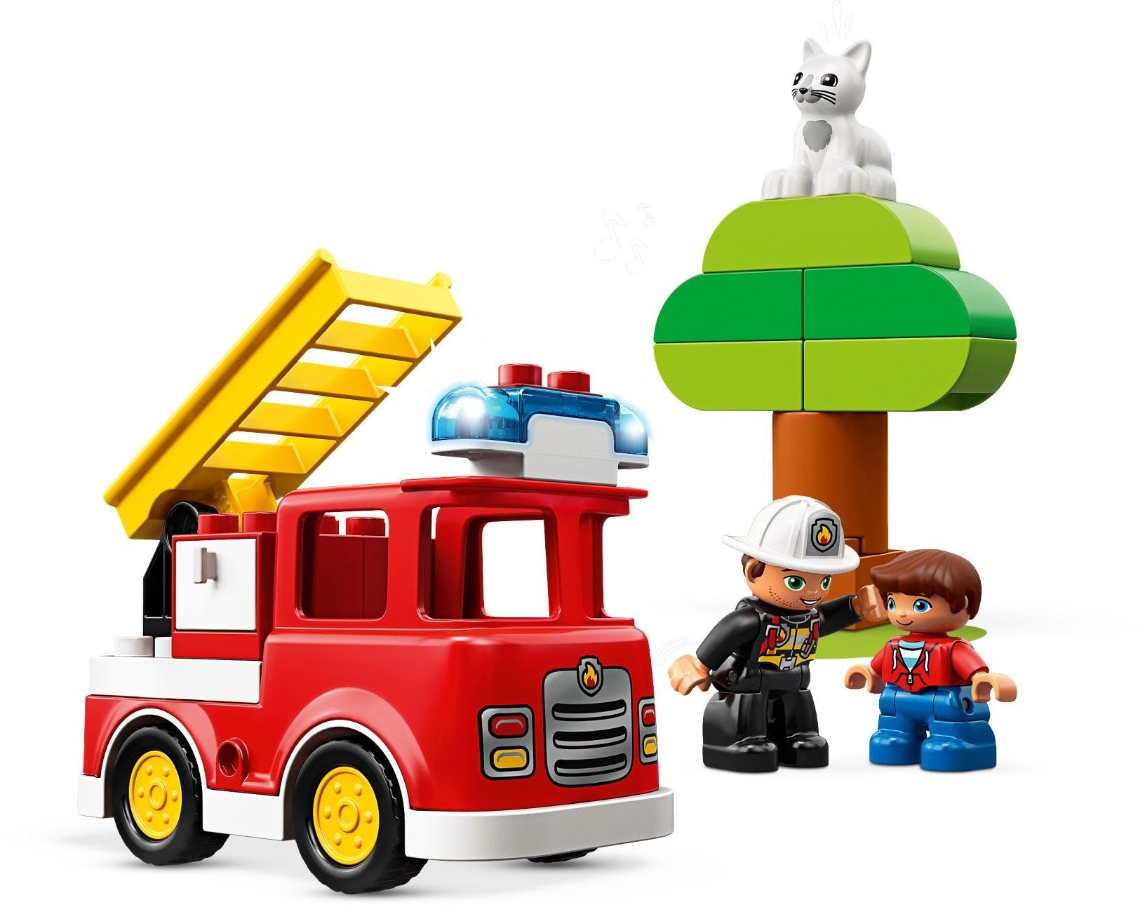 LEGO 10901 Fire Truck with Lights & Sounds for Toddlers - SuperSaverAU - view 2