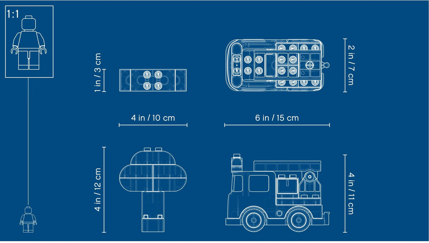 LEGO 10901 Fire Truck with Lights & Sounds for Toddlers