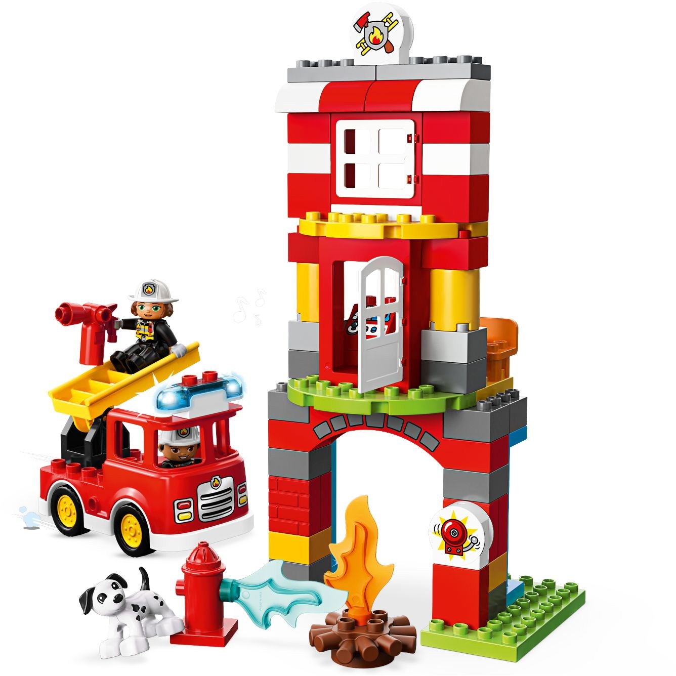 LEGO 10903 Fire Station & Fire Truck with Lights & Siren