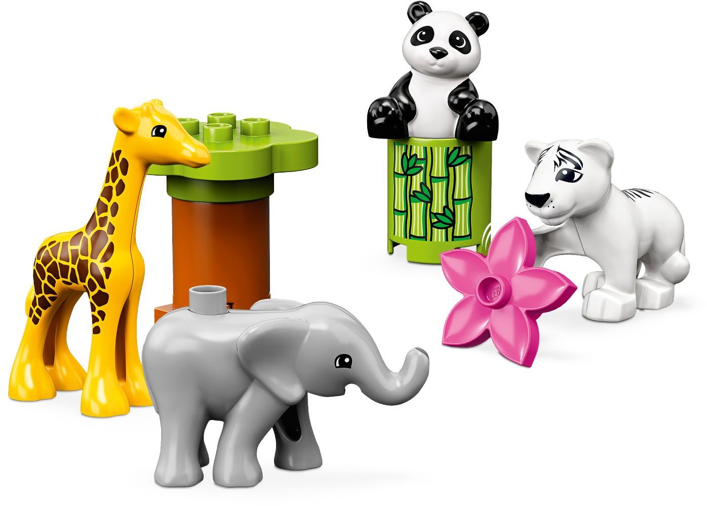 LEGO 10904 Baby Animals: Panda, Tiger, Giraffe & Elephant Set