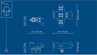 LEGO 10908 DUPLO Plane Toy for Toddlers with Pilot Figure