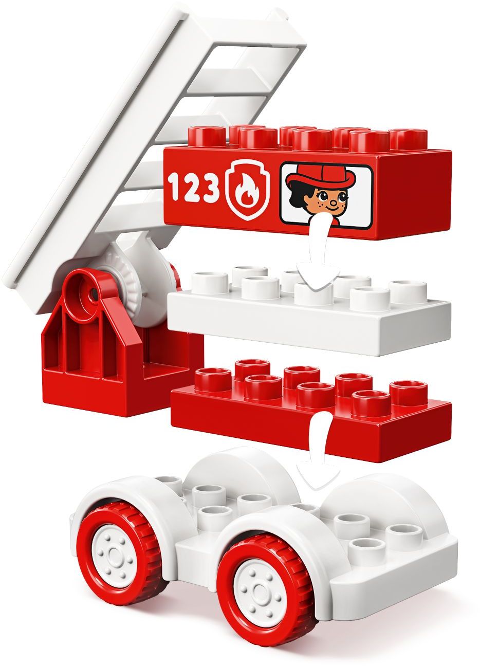 LEGO 10917 Fire Truck: Toddler Building Toy with Firefighters - SuperSaverAU - view 2