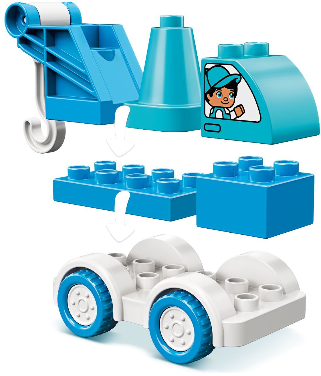 LEGO 10918 DUPLO Tow Truck Toy for Toddlers 18+ Months - SuperSaverAU - view 2