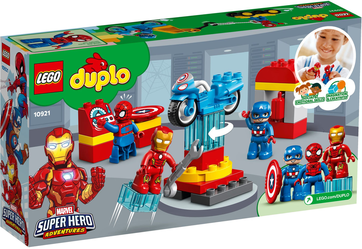 LEGO 10921 Iron Man Lab: Superhero Fun for Toddlers