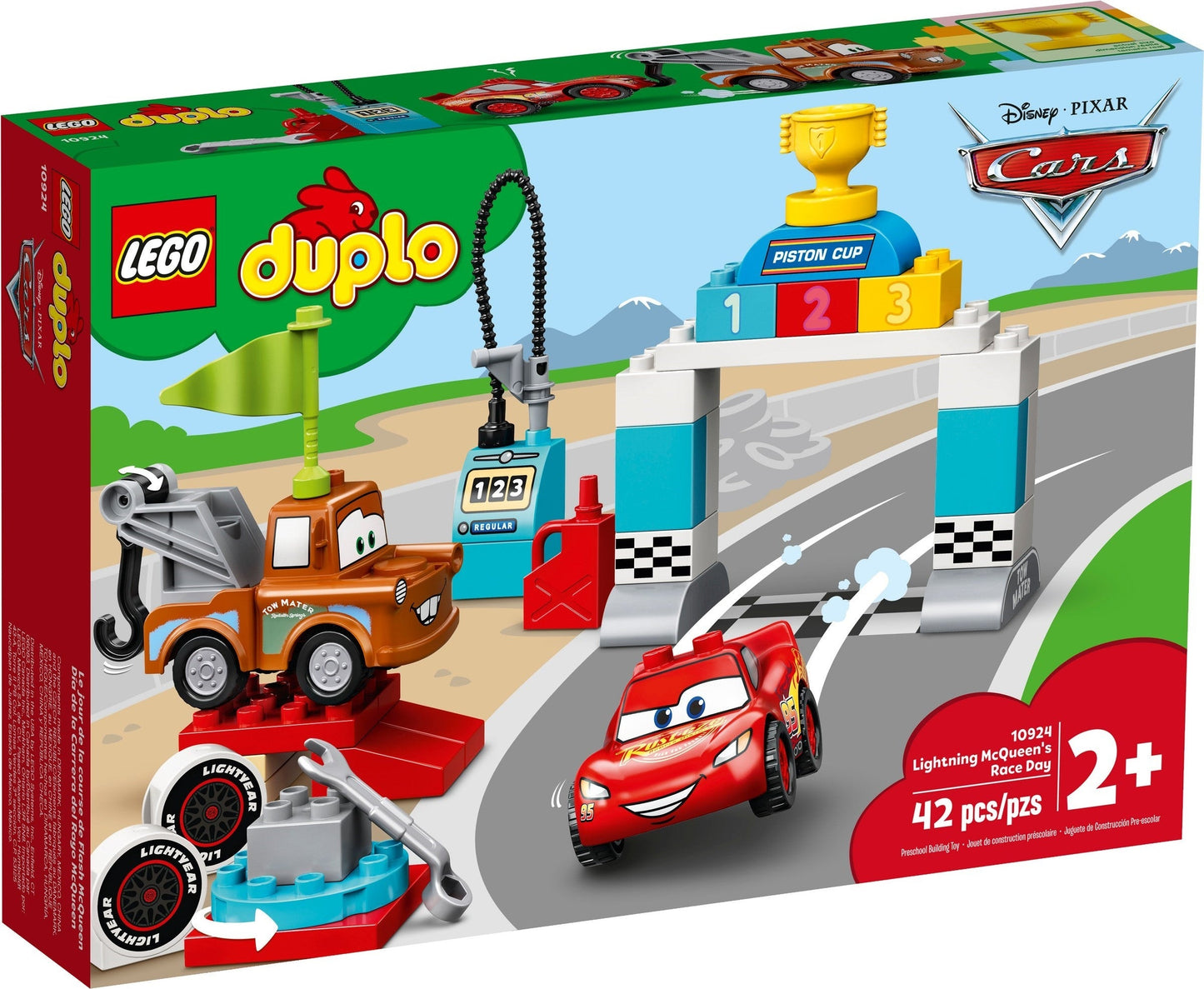 LEGO 10924 DUPLO Disney Pixar Cars Lightning McQueen & Mater