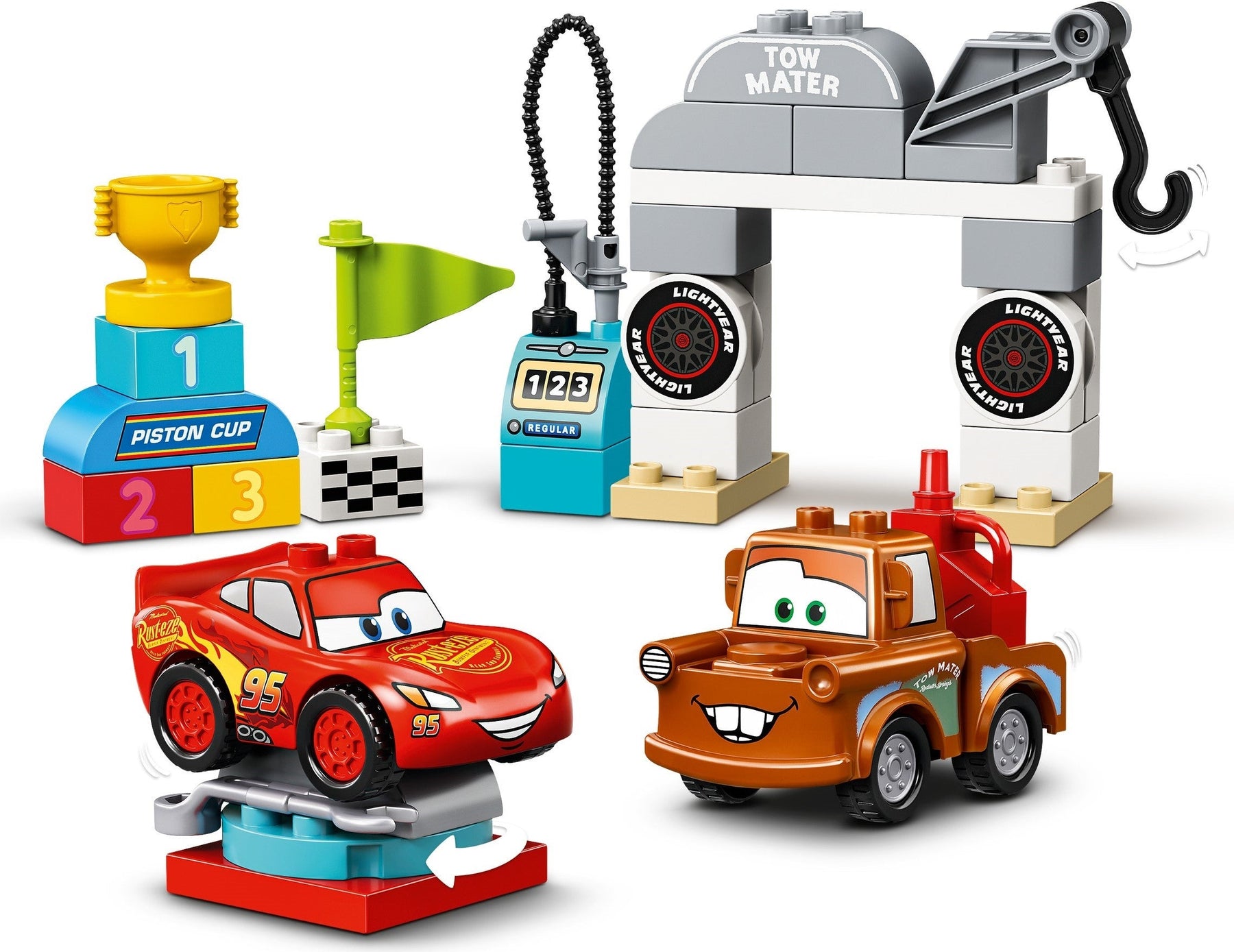 LEGO 10924 DUPLO Disney Pixar Cars Lightning McQueen & Mater - SuperSaverAU - view 2