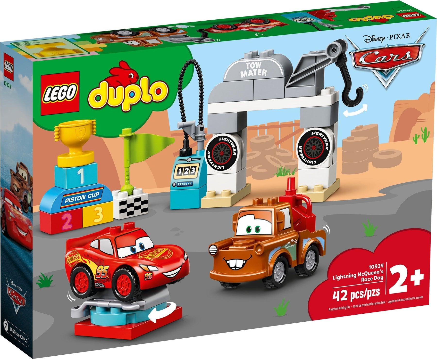 LEGO 10924 DUPLO Disney Pixar Cars Lightning McQueen & Mater - SuperSaverAU - view 3