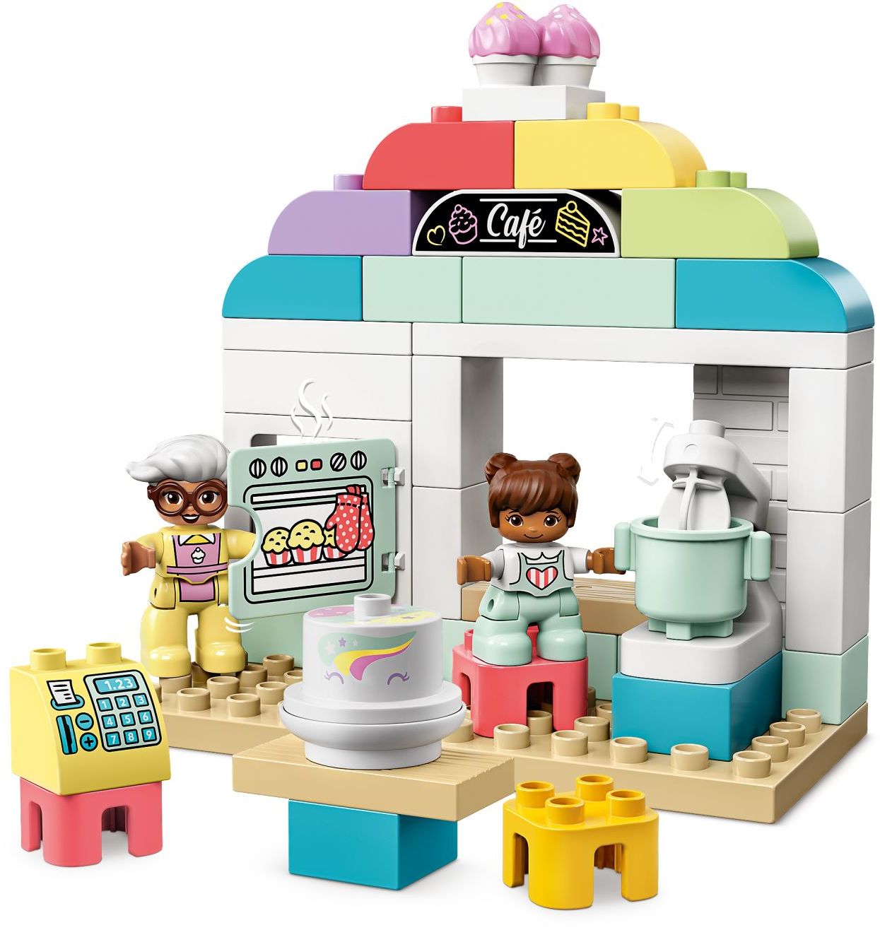 LEGO 10928 DUPLO Town Bakery, Cafe & Delivery Van Playset - SuperSaverAU - view 3
